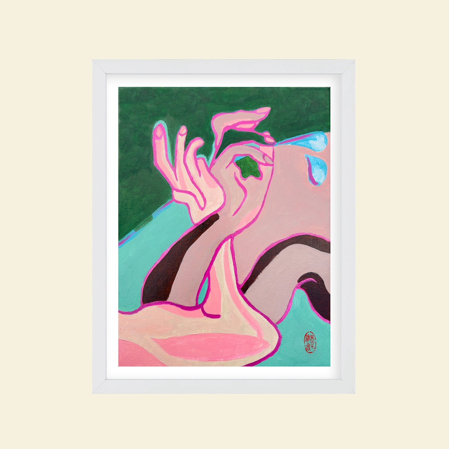 Ivy Wu - "Interwinding Hands-Spray"