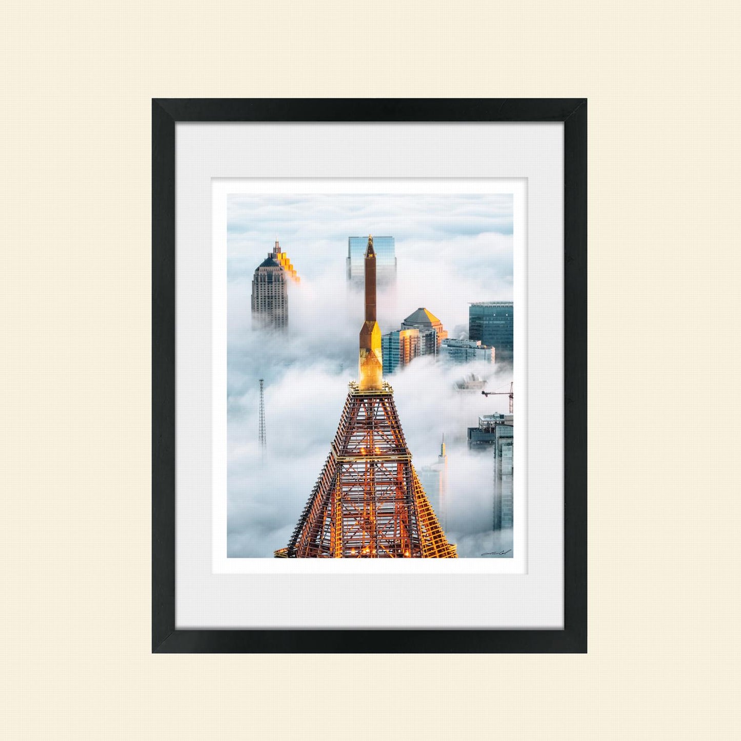 Luis Gaud - "Atlanta in the Clouds"