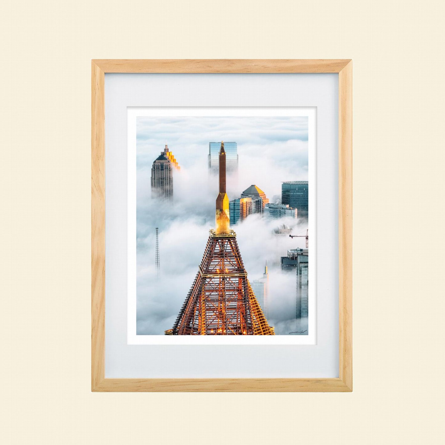 Luis Gaud - "Atlanta in the Clouds"