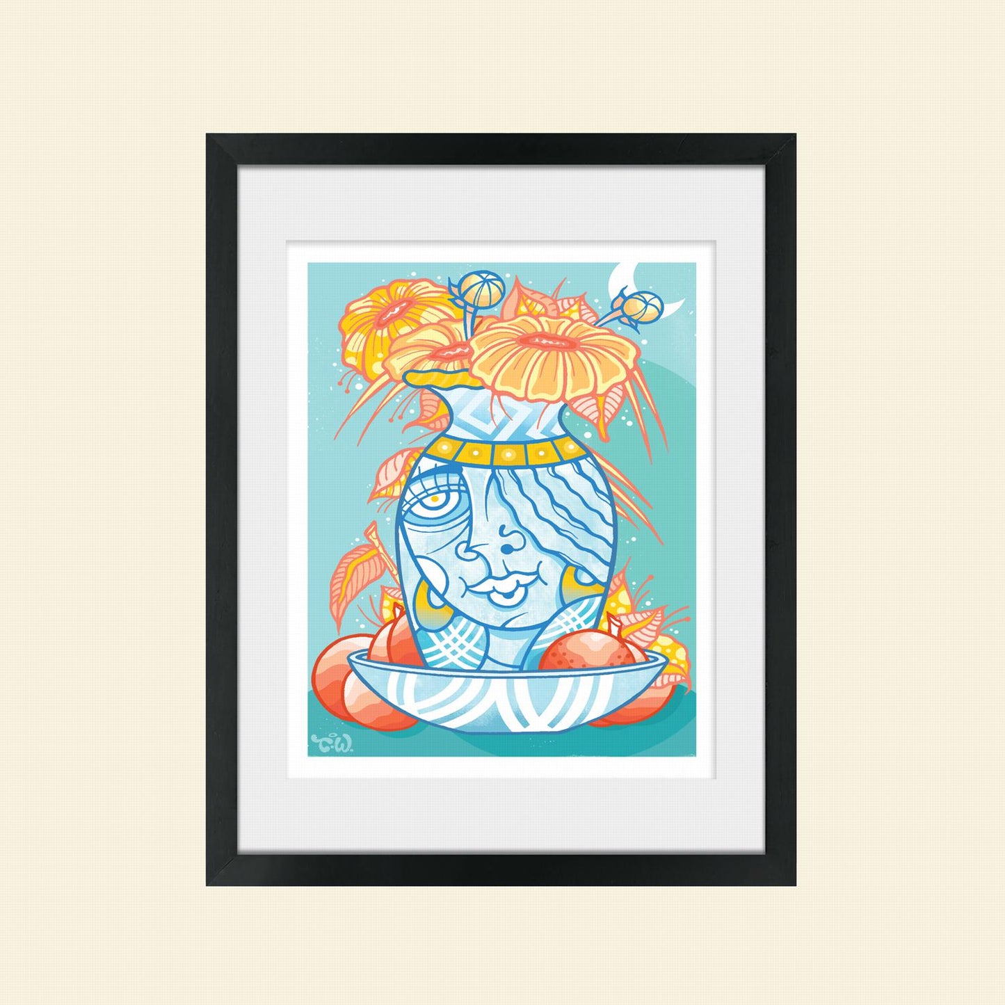 Tanner Wilson - "Vase With Peaches"
