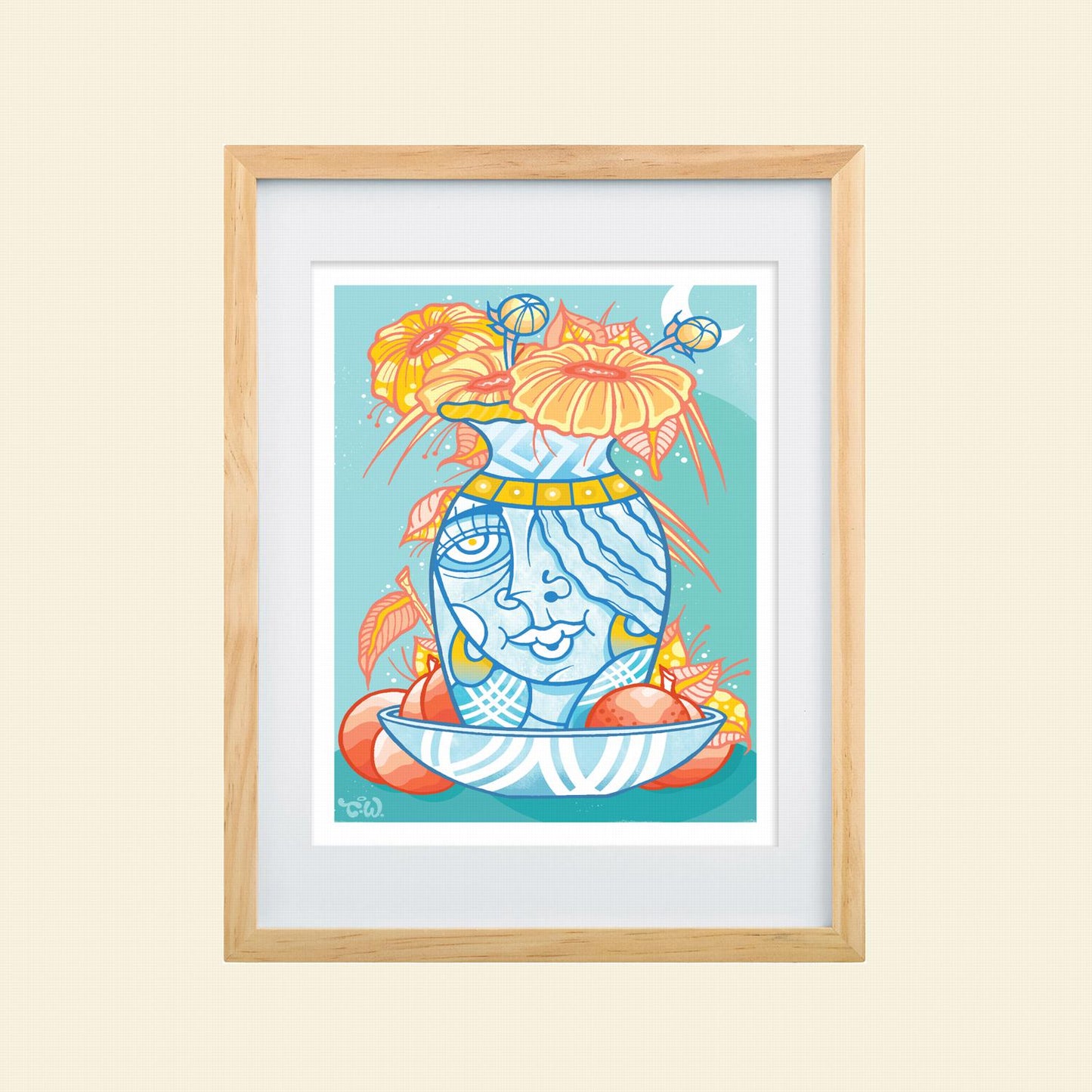 Tanner Wilson - "Vase With Peaches"