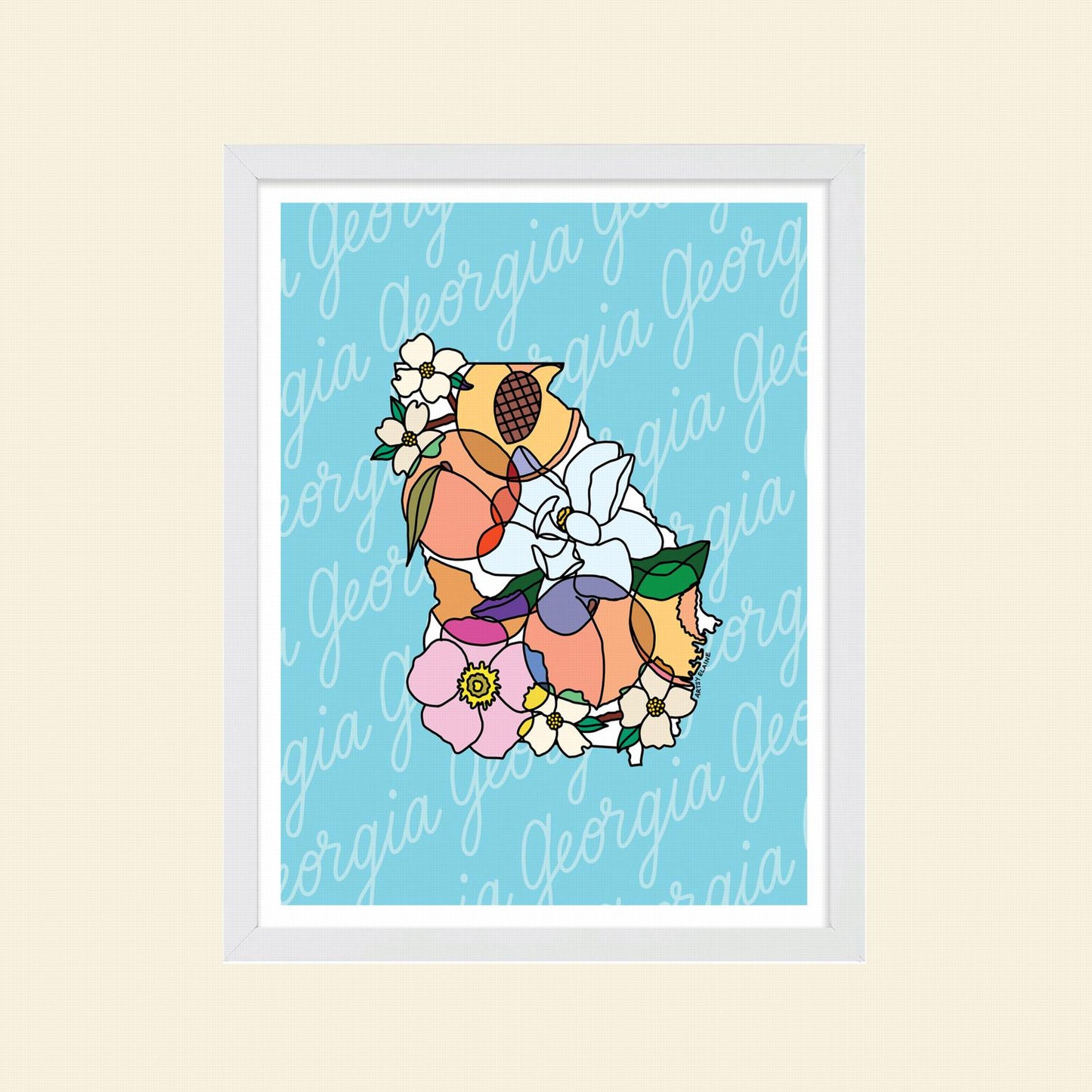 Elaine Stephenson- "GA Peaches n' Blooms"
