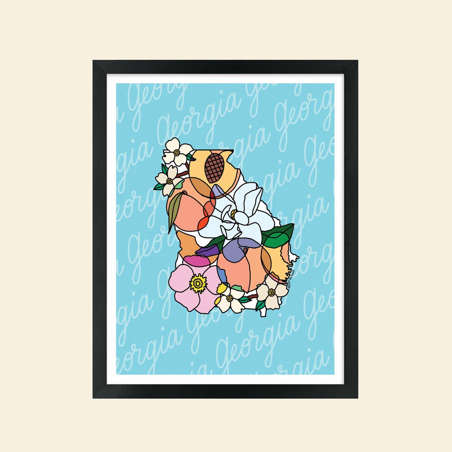 Elaine Stephenson- "GA Peaches n' Blooms"
