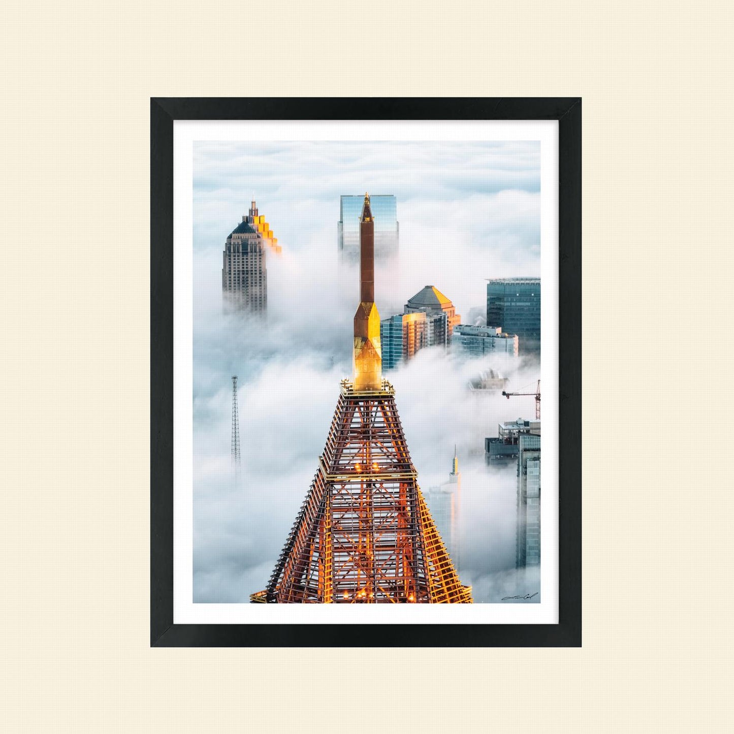 Luis Gaud - "Atlanta in the Clouds"