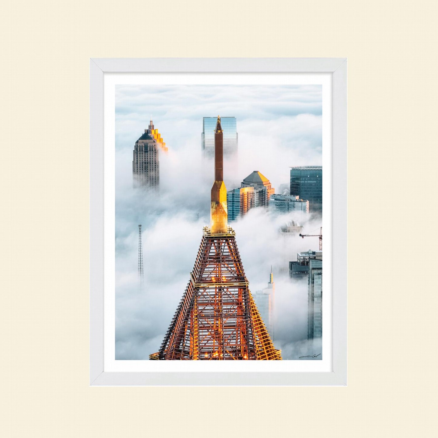 Luis Gaud - "Atlanta in the Clouds"