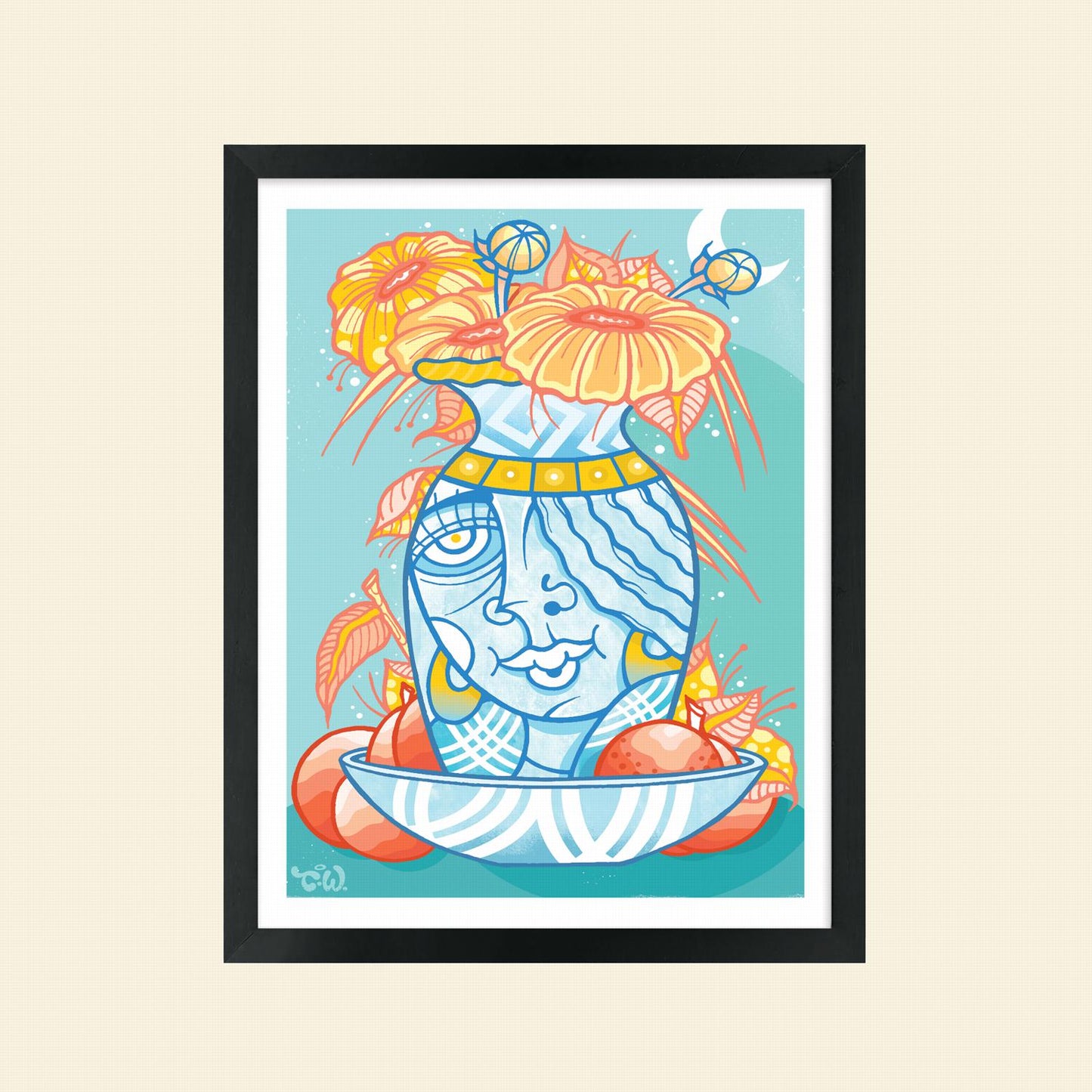Tanner Wilson - "Vase With Peaches"