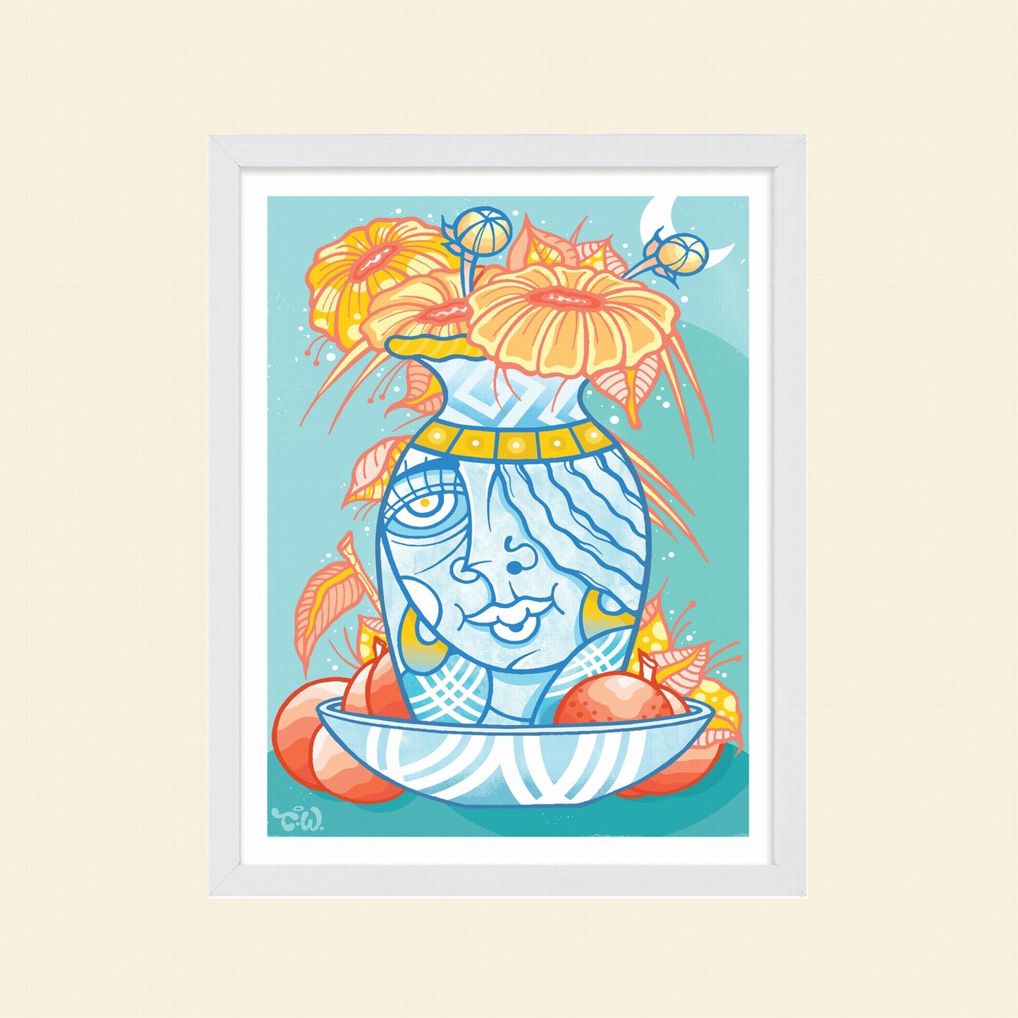 Tanner Wilson - "Vase With Peaches"