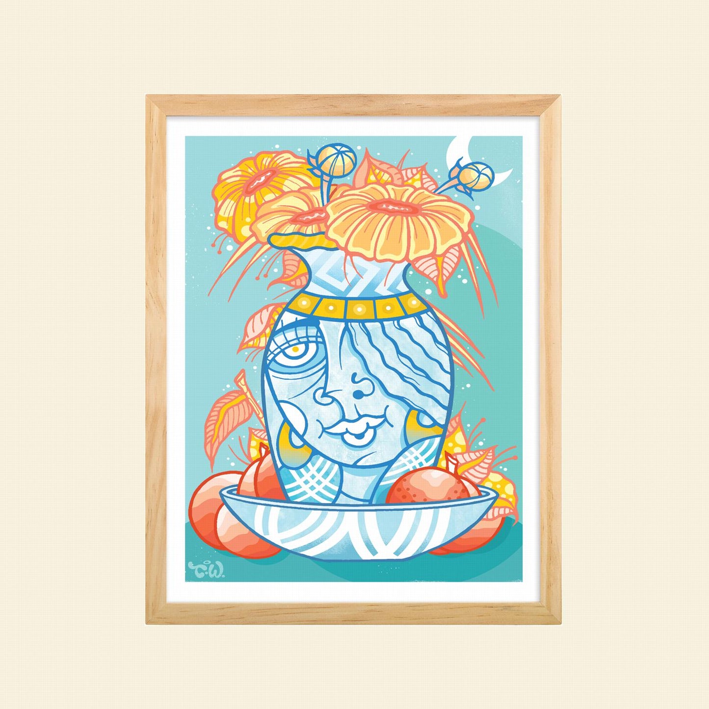 Tanner Wilson - "Vase With Peaches"