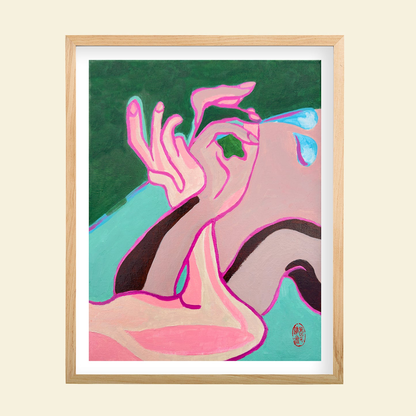Ivy Wu - "Interwinding Hands-Spray"