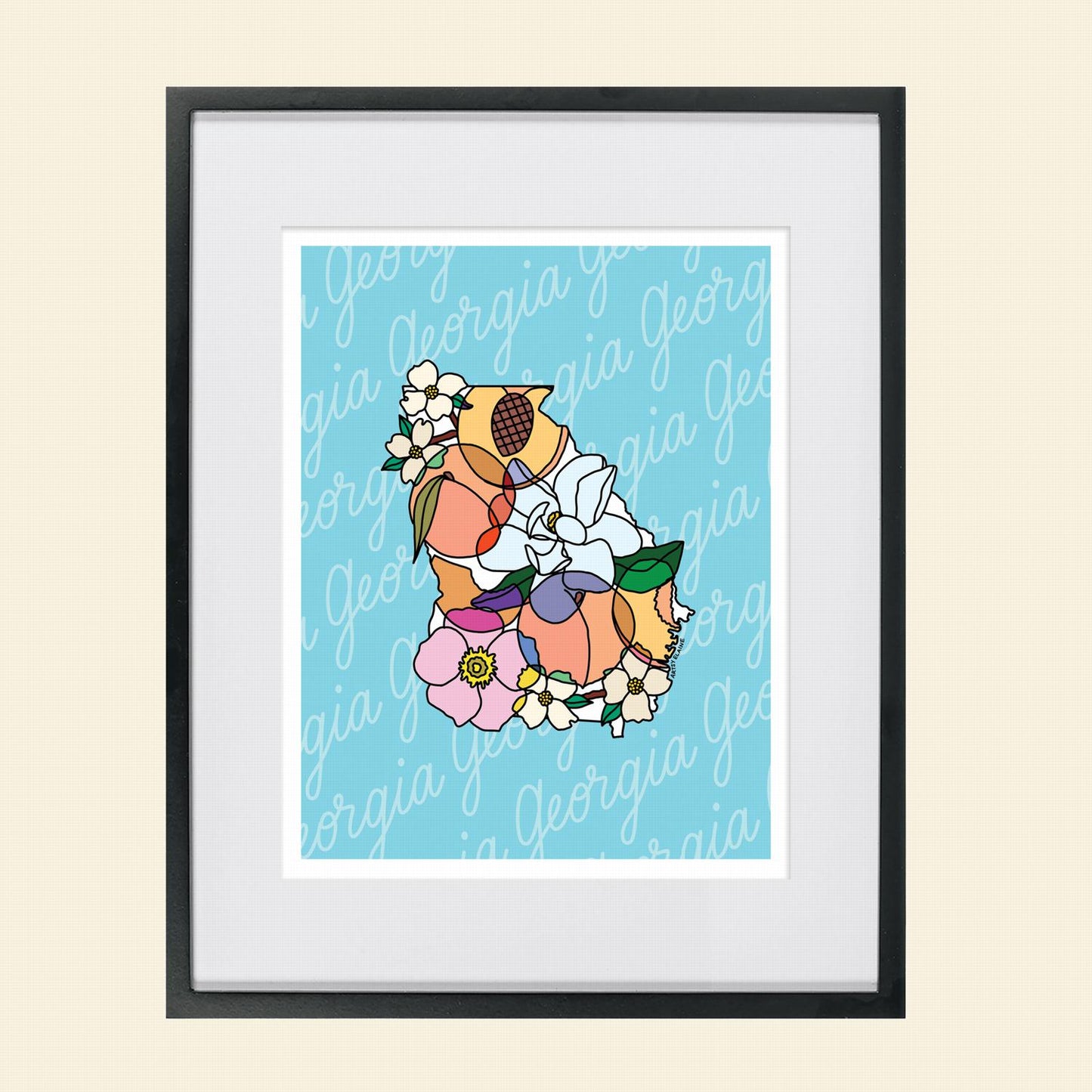 Elaine Stephenson- "GA Peaches n' Blooms"