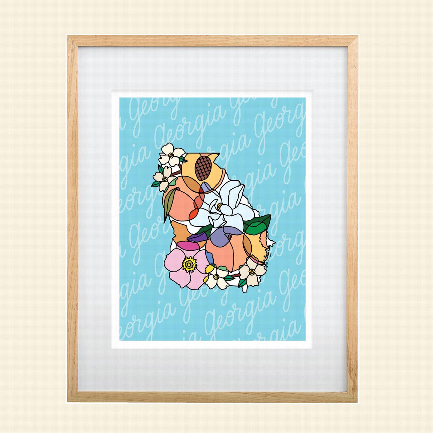 Elaine Stephenson- "GA Peaches n' Blooms"