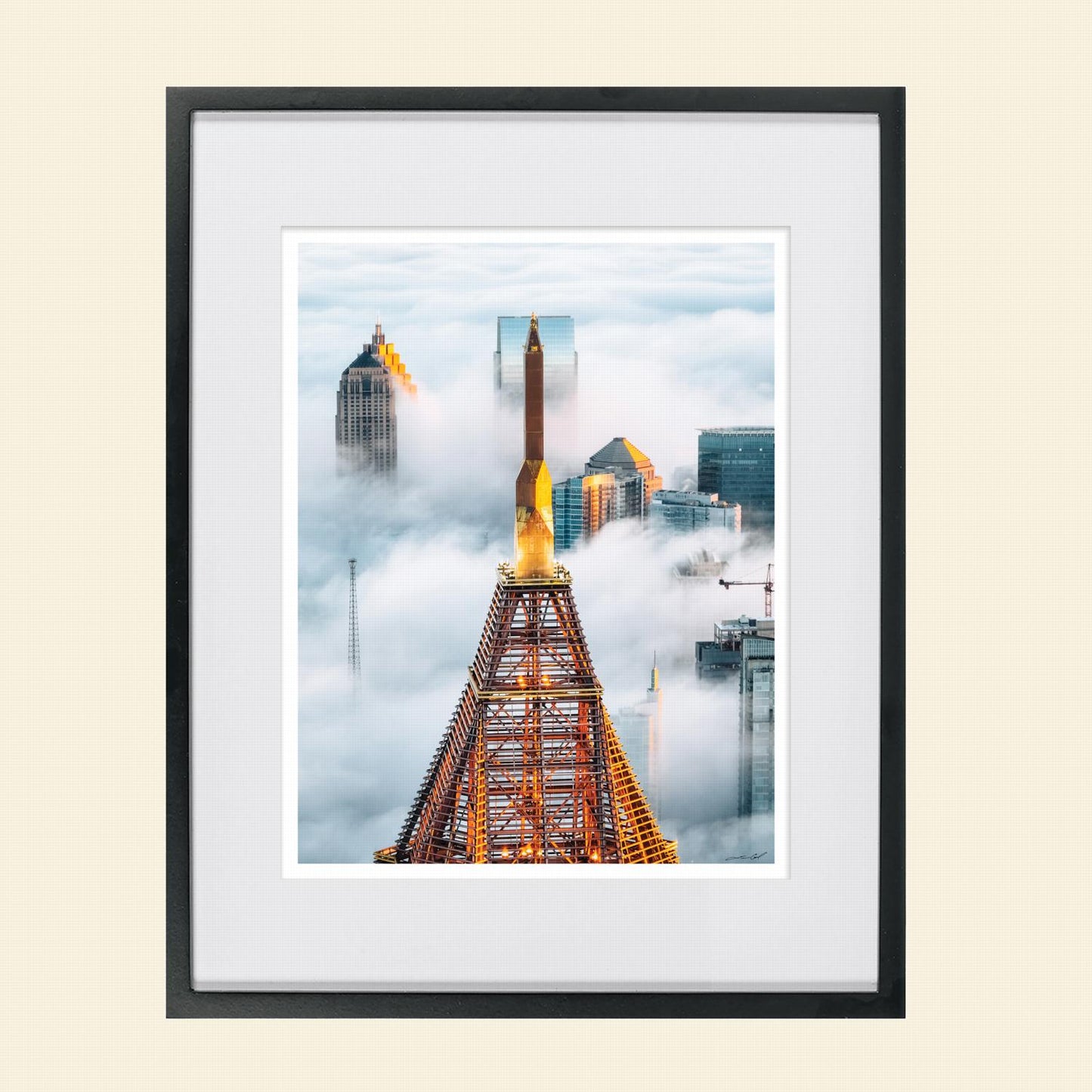 Luis Gaud - "Atlanta in the Clouds"