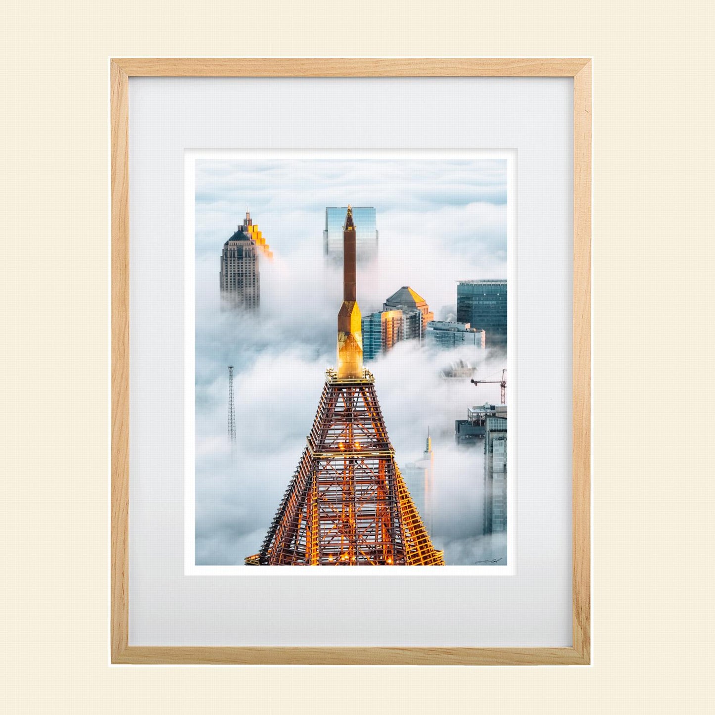 Luis Gaud - "Atlanta in the Clouds"