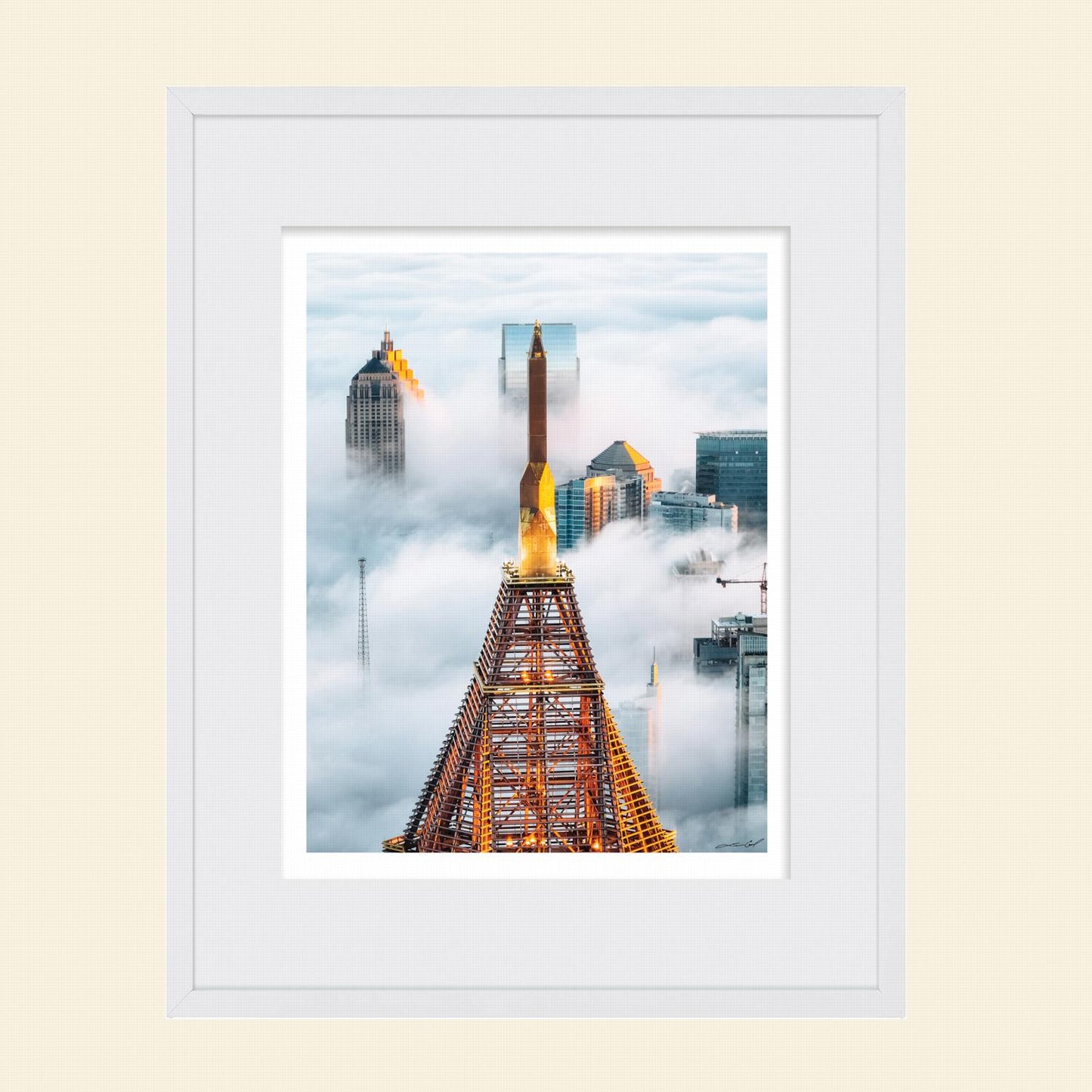Luis Gaud - "Atlanta in the Clouds"