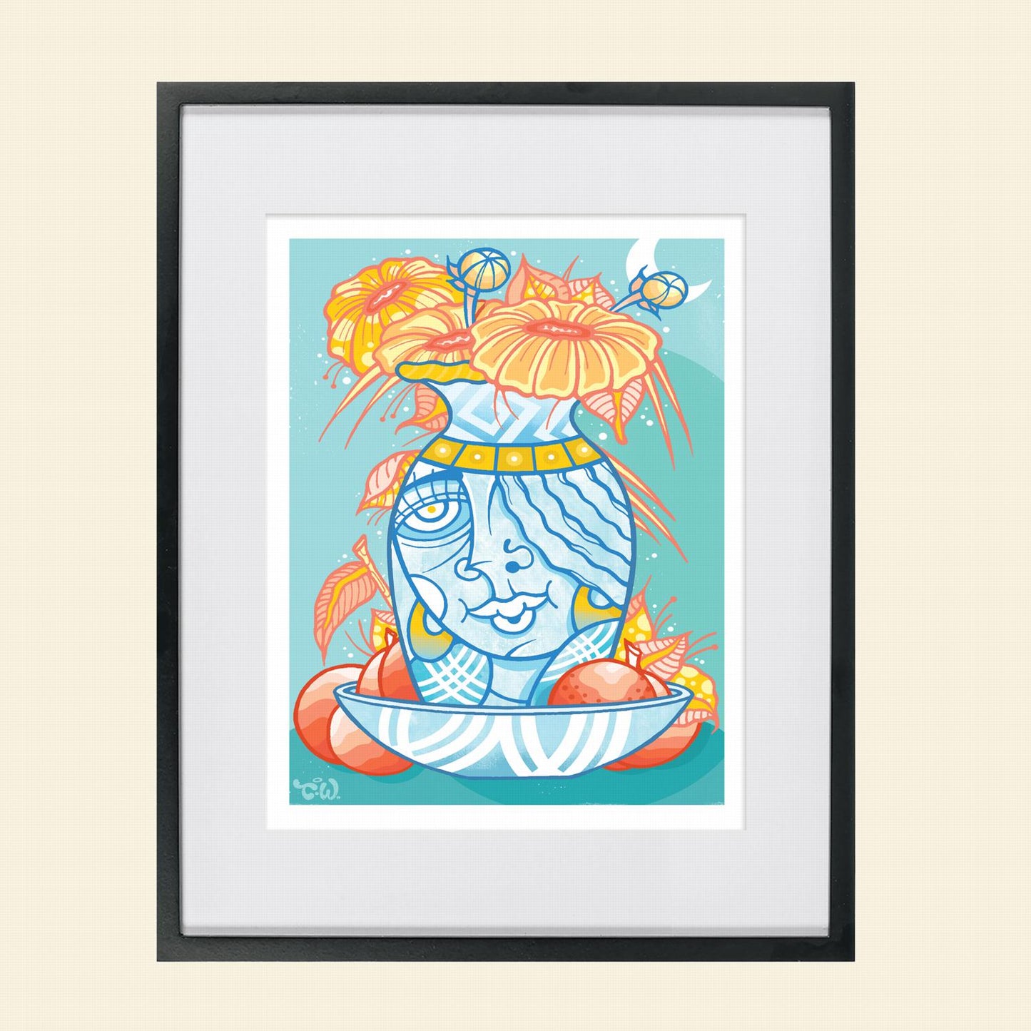 Tanner Wilson - "Vase With Peaches"
