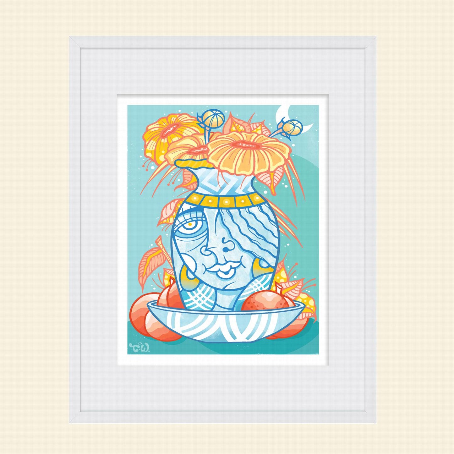 Tanner Wilson - "Vase With Peaches"