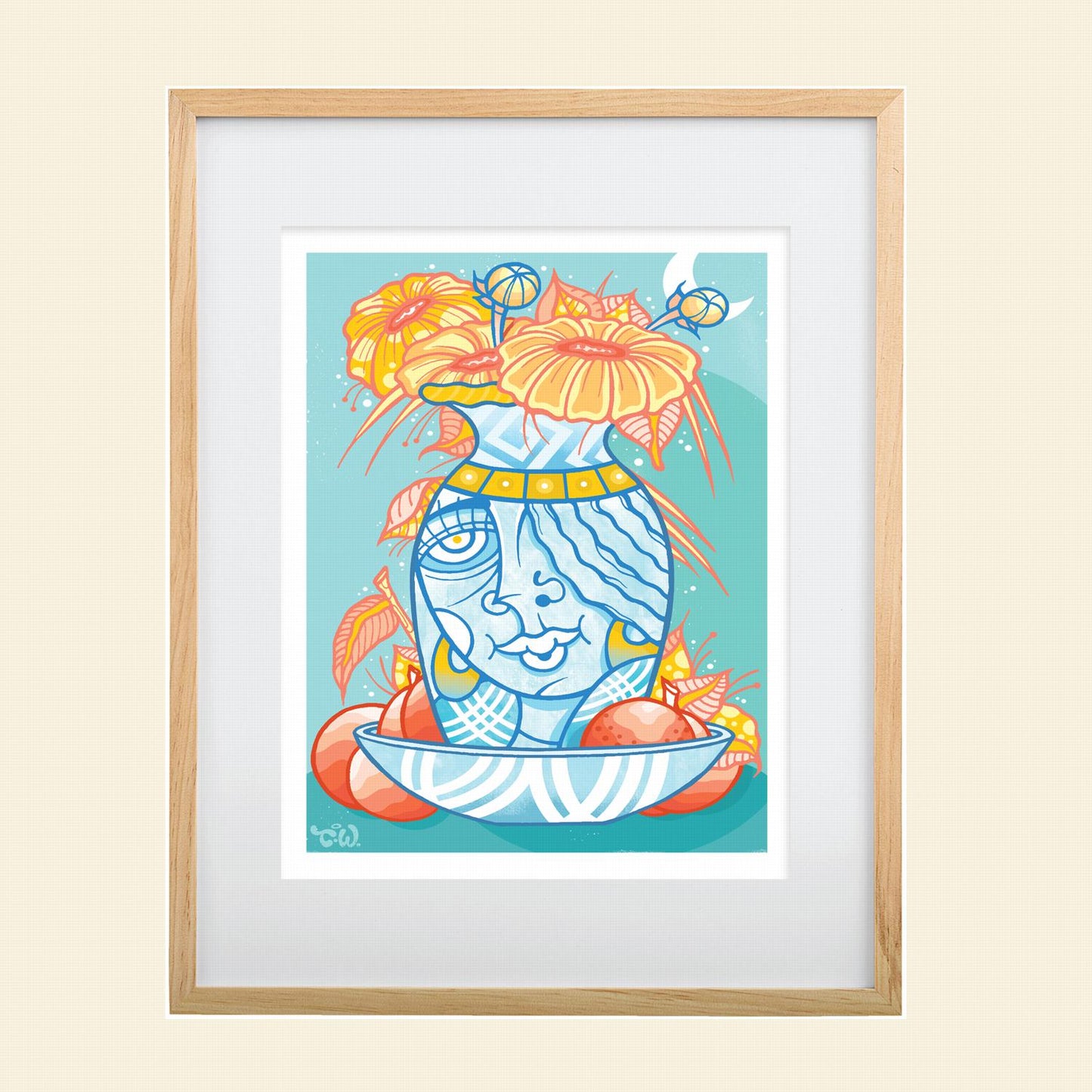 Tanner Wilson - "Vase With Peaches"