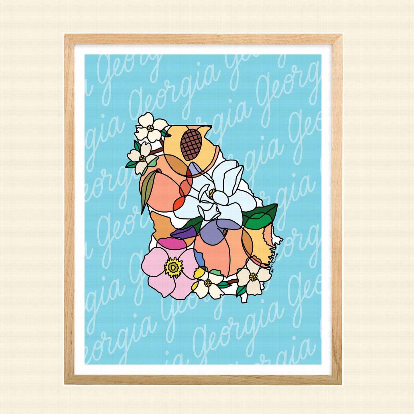 Elaine Stephenson- "GA Peaches n' Blooms"