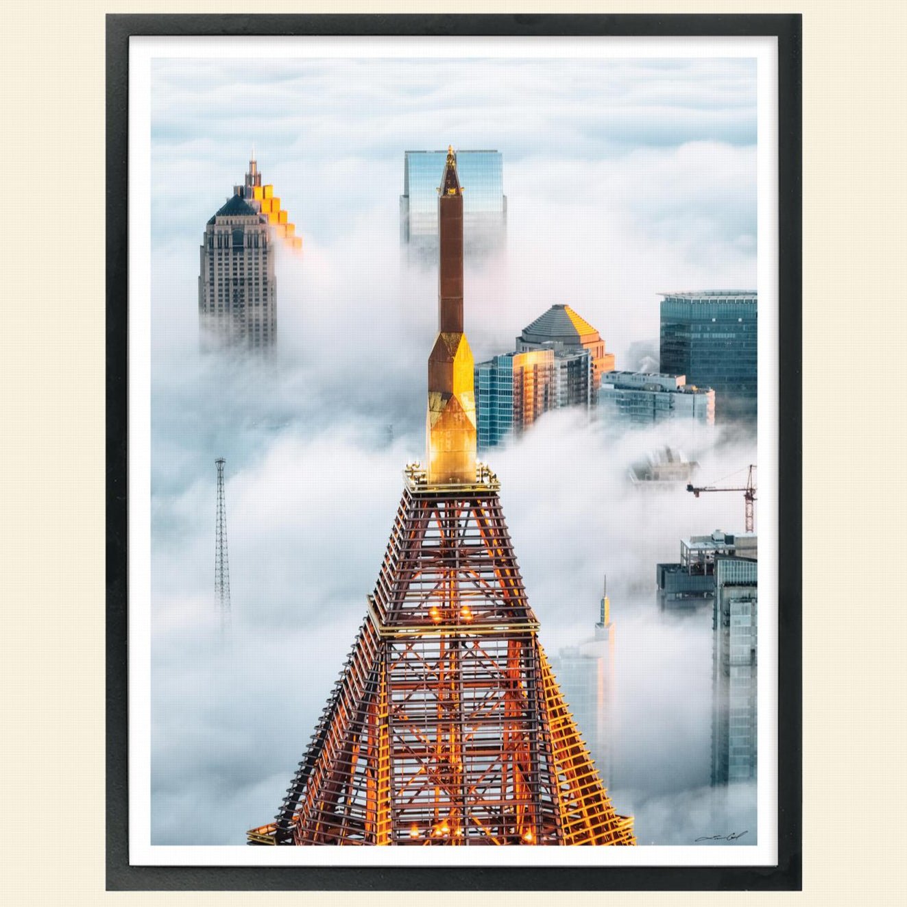 Luis Gaud - "Atlanta in the Clouds"