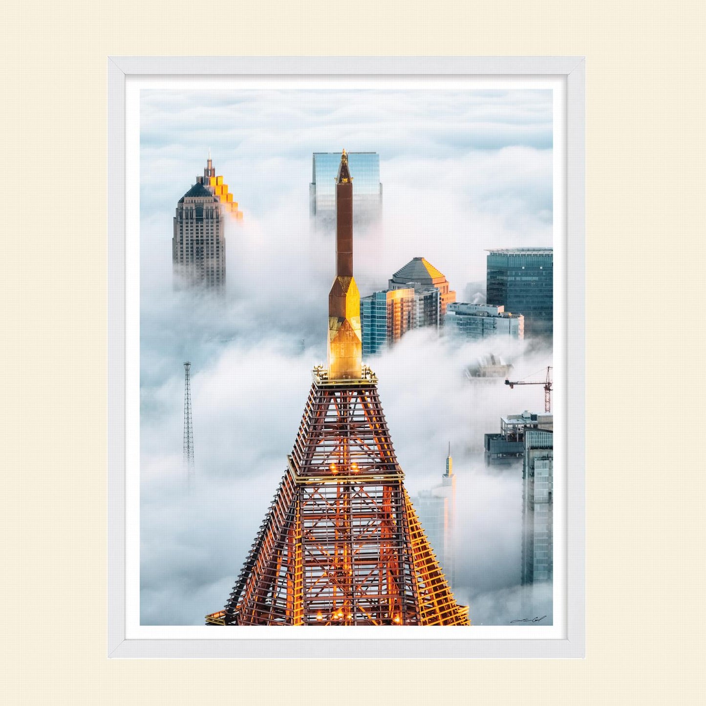 Luis Gaud - "Atlanta in the Clouds"