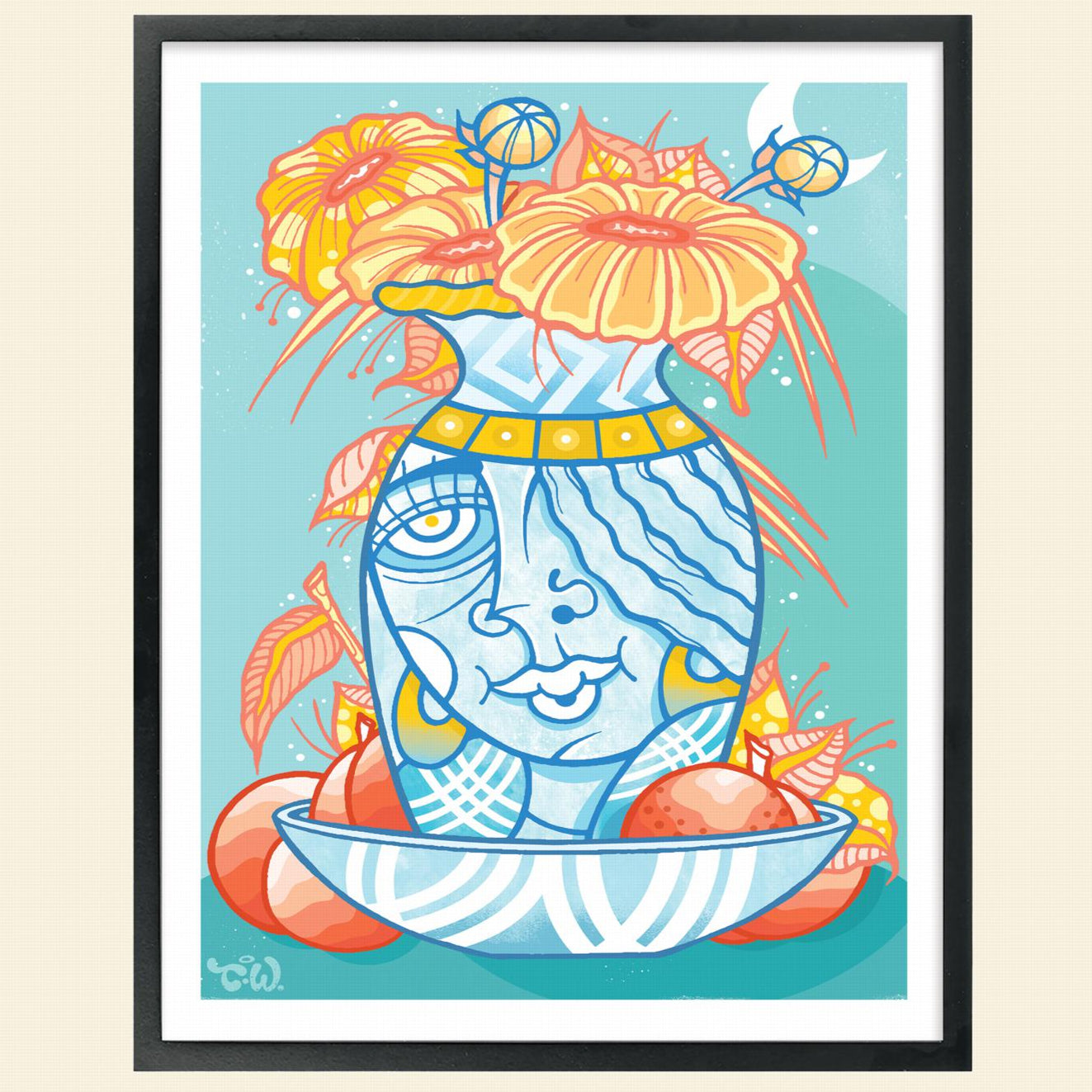 Tanner Wilson - "Vase With Peaches"