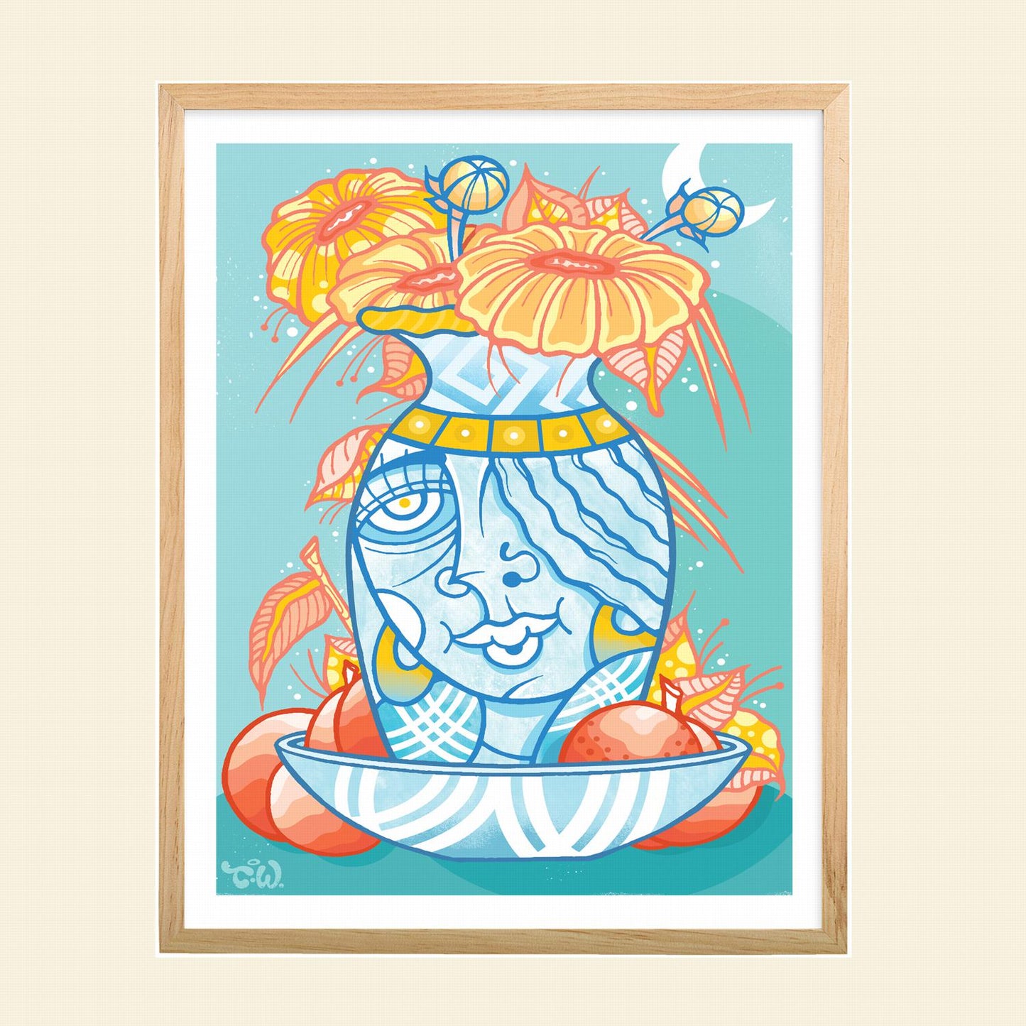Tanner Wilson - "Vase With Peaches"