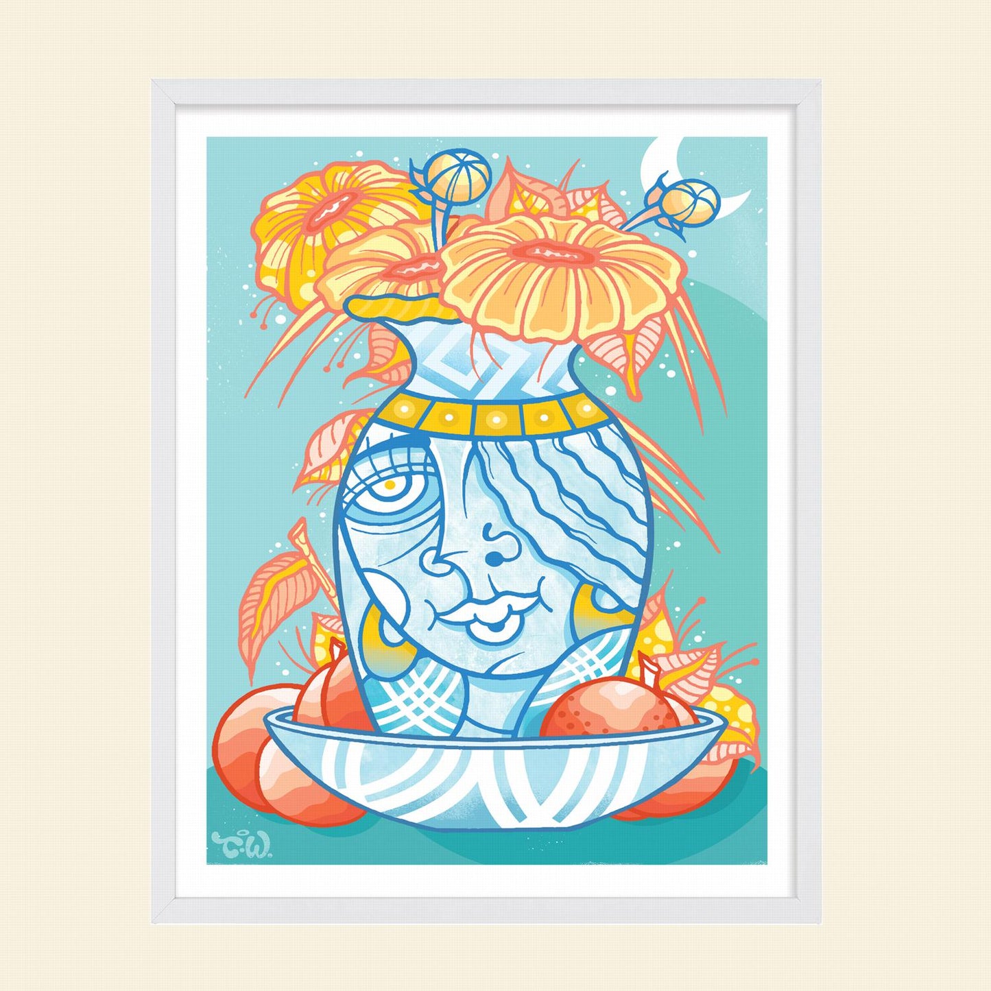 Tanner Wilson - "Vase With Peaches"