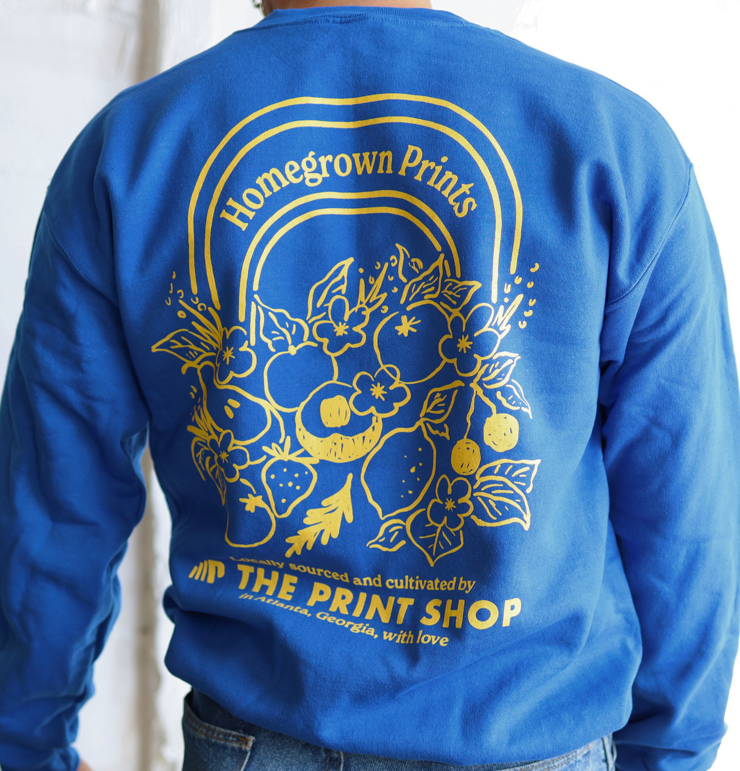 "Homegrown Prints" Crewneck Sweatshirt