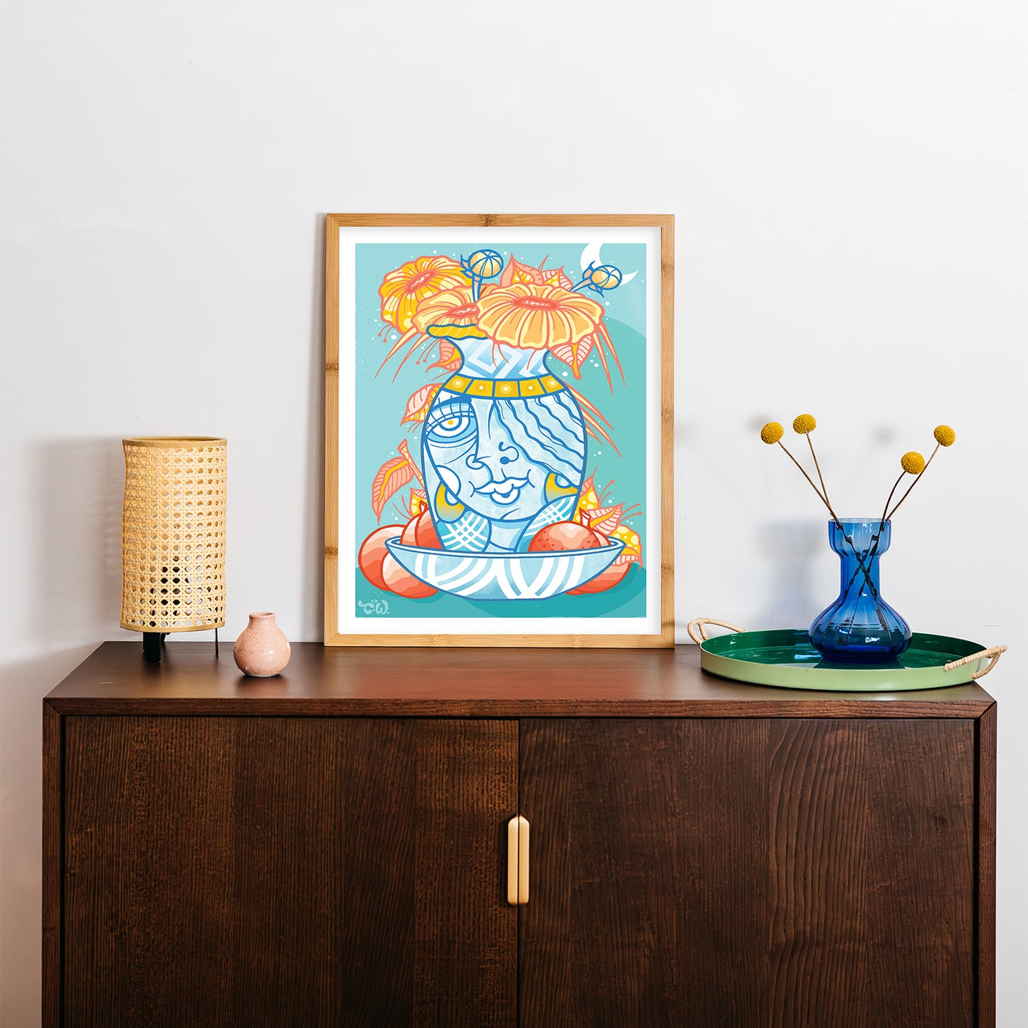 Tanner Wilson - "Vase With Peaches"