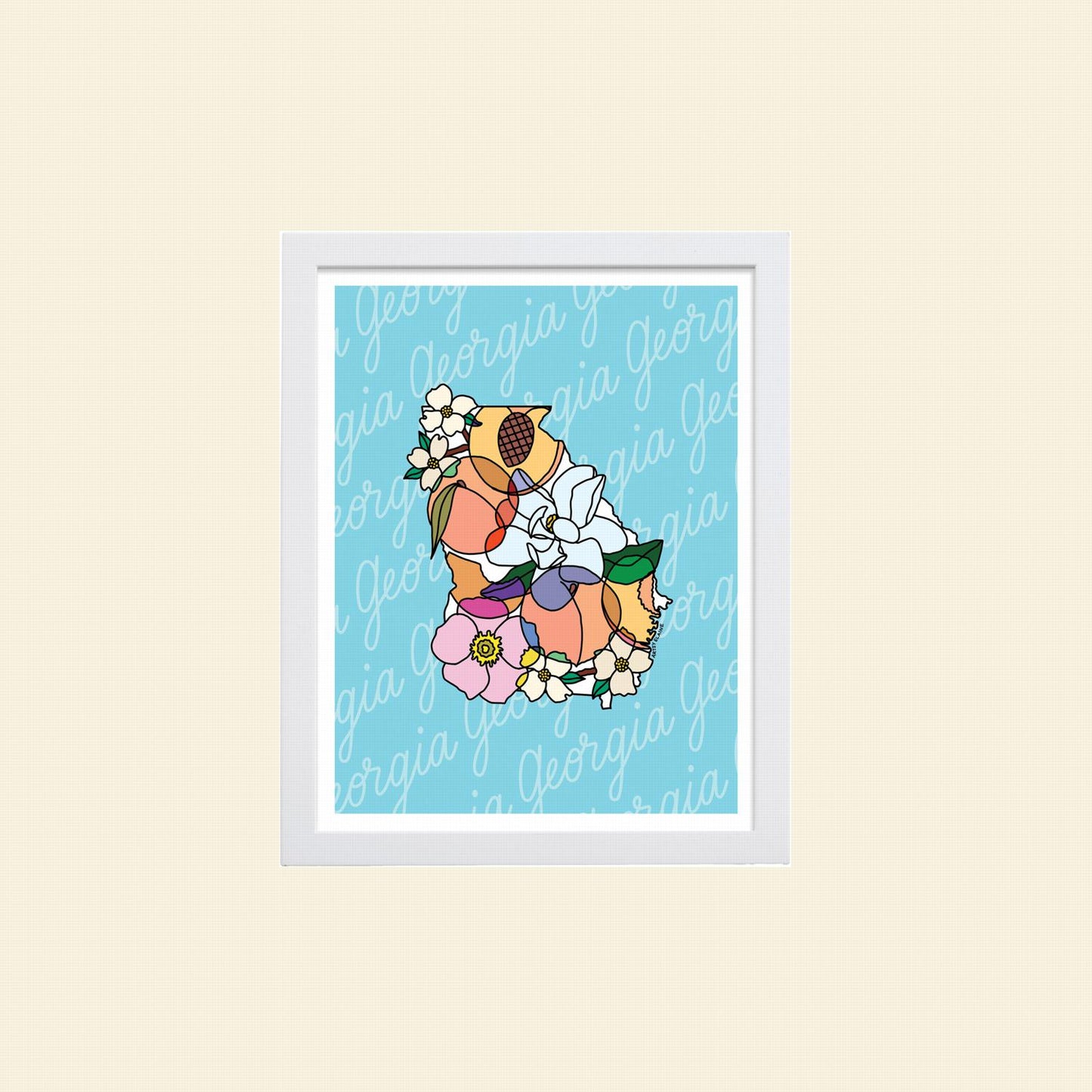 Elaine Stephenson- "GA Peaches n' Blooms"