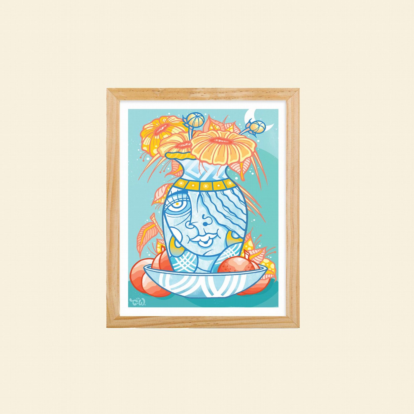 Tanner Wilson - "Vase With Peaches"