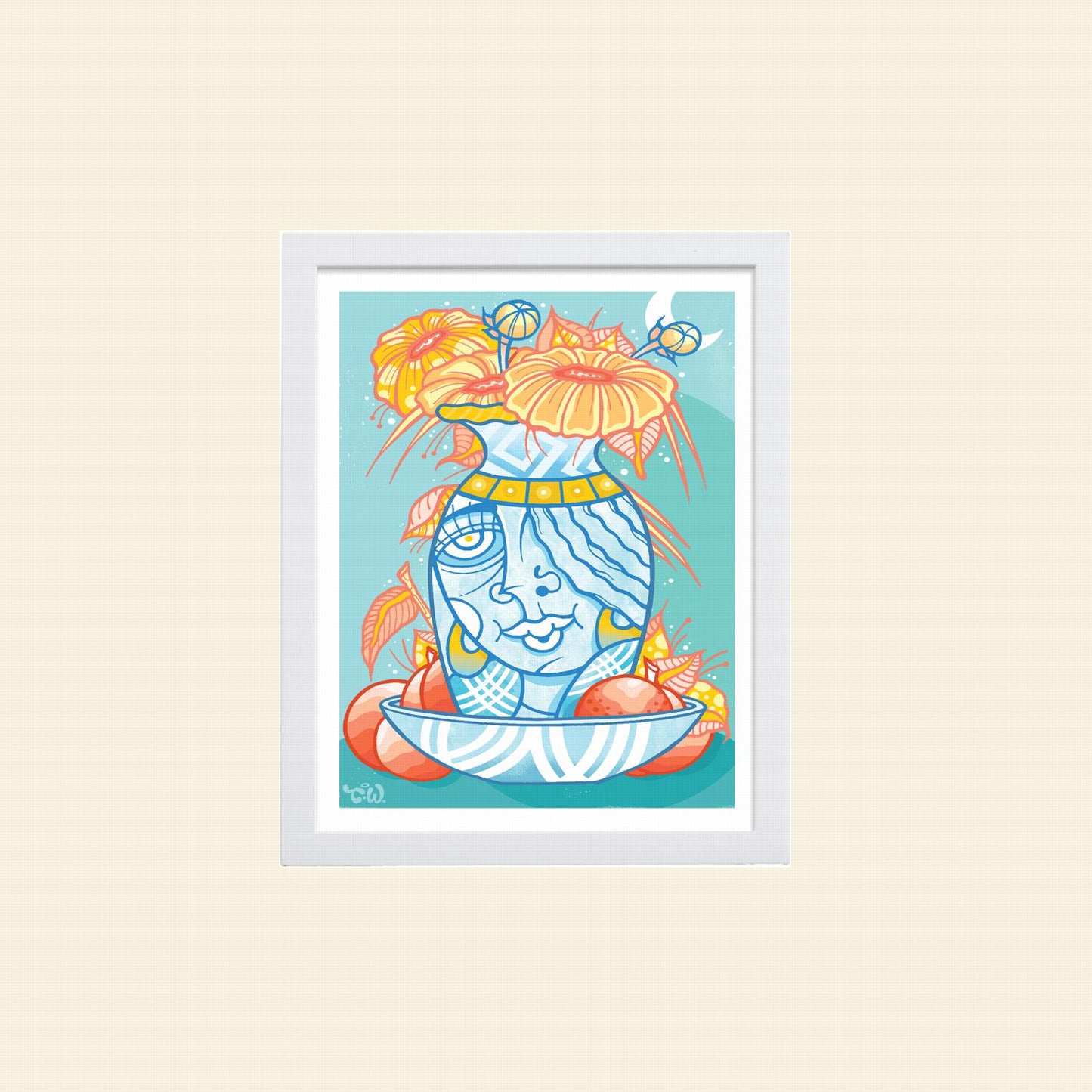 Tanner Wilson - "Vase With Peaches"