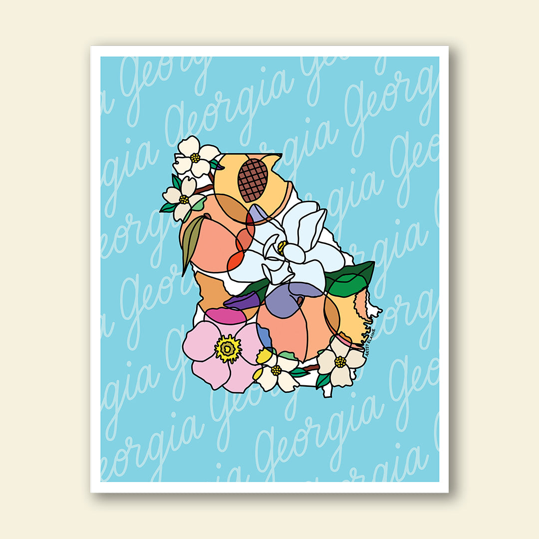 Elaine Stephenson- "GA Peaches n' Blooms"