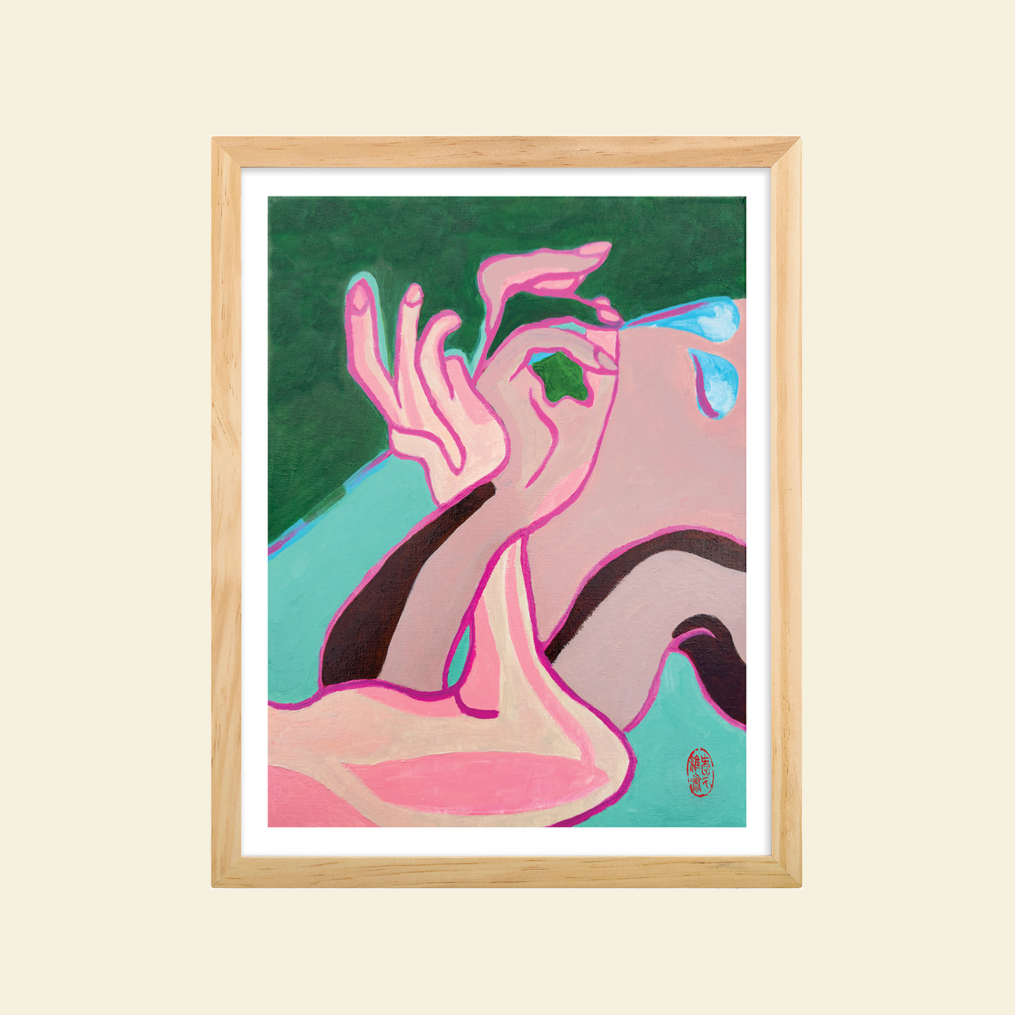 Ivy Wu - "Interwinding Hands-Spray"