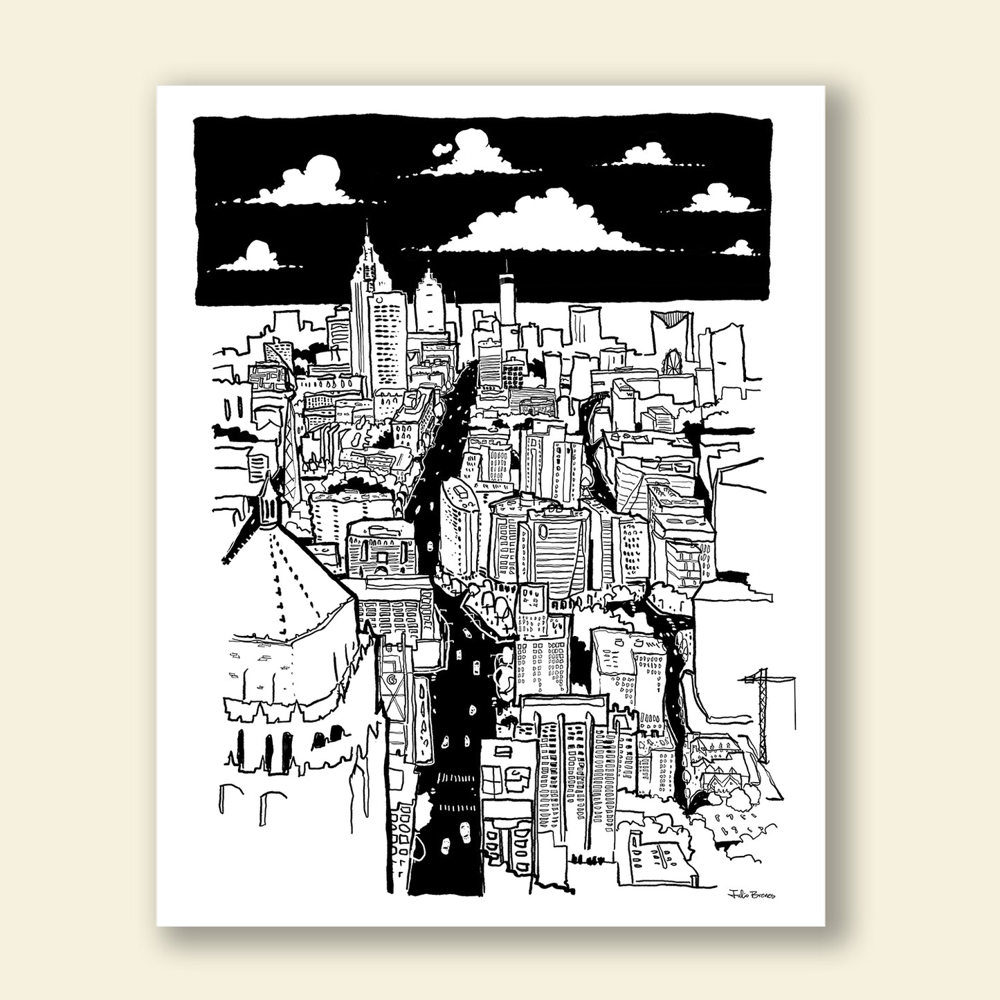 Julio Brenes - "West Peachtree Street"