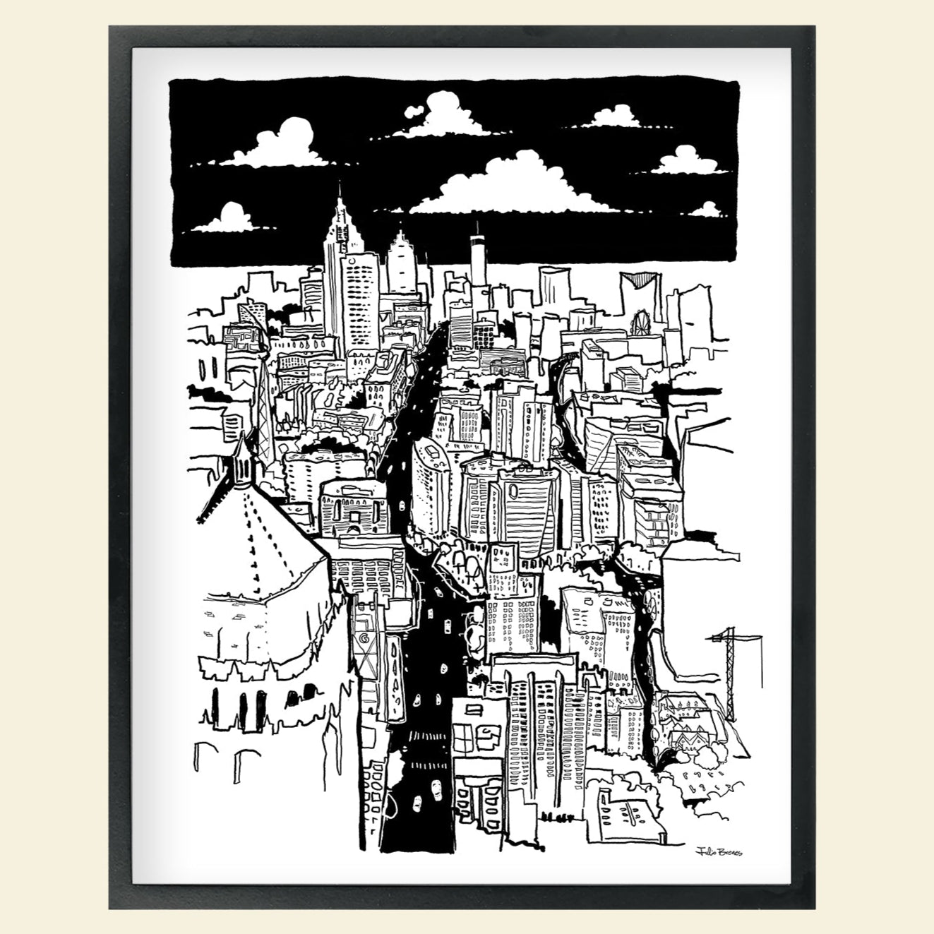 Julio Brenes - "West Peachtree Street"