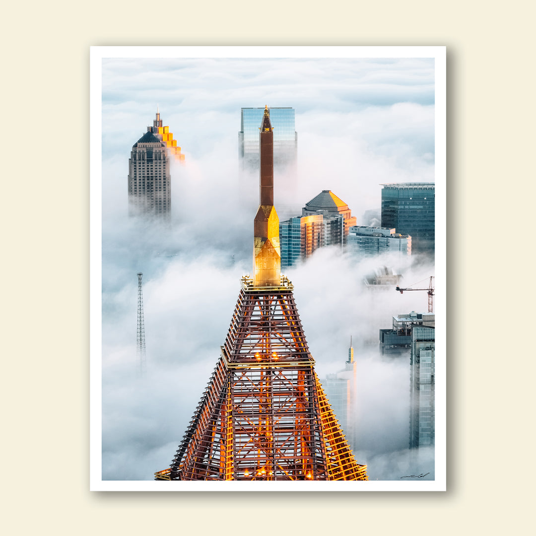 Luis Gaud - "Atlanta in the Clouds"