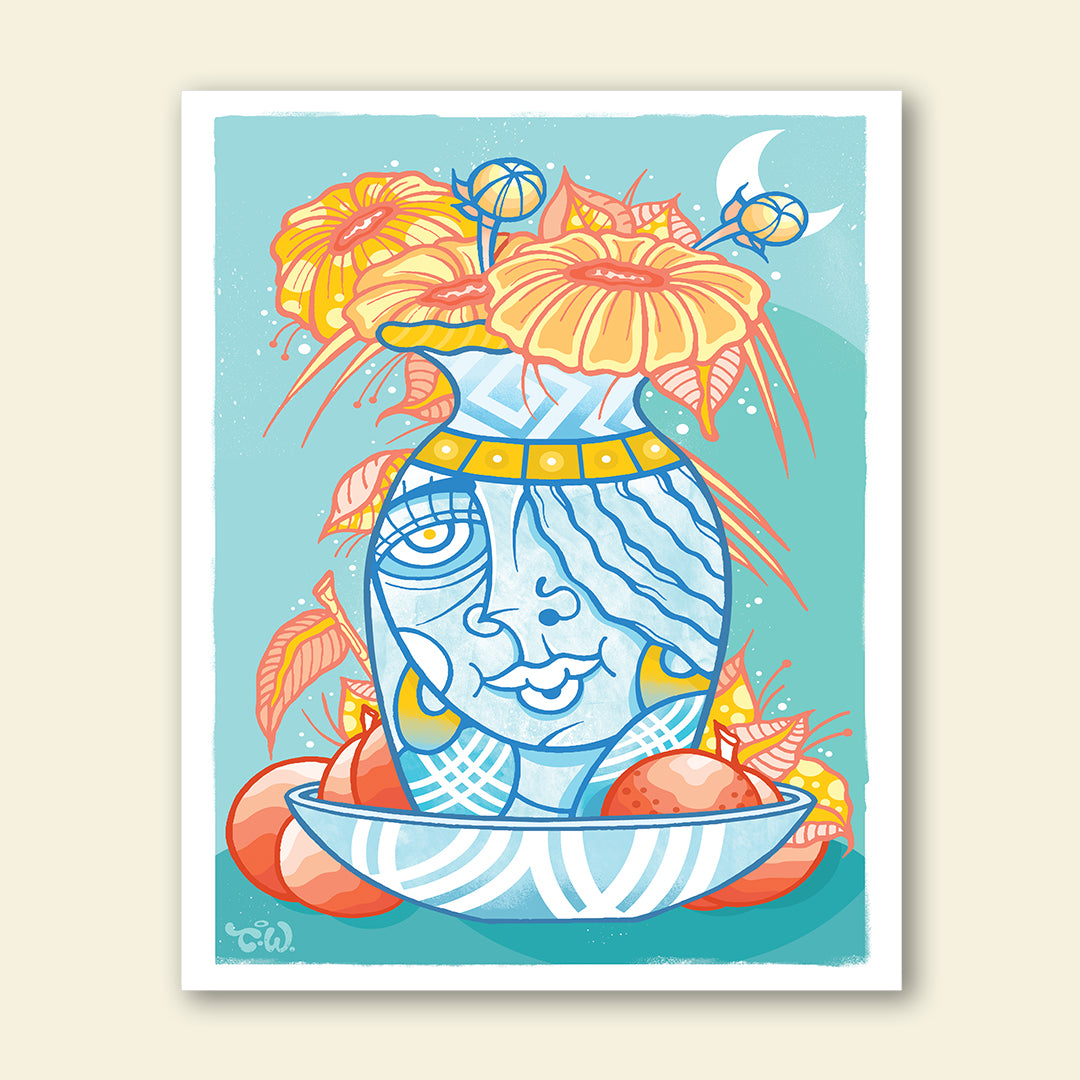 Tanner Wilson - "Vase With Peaches"