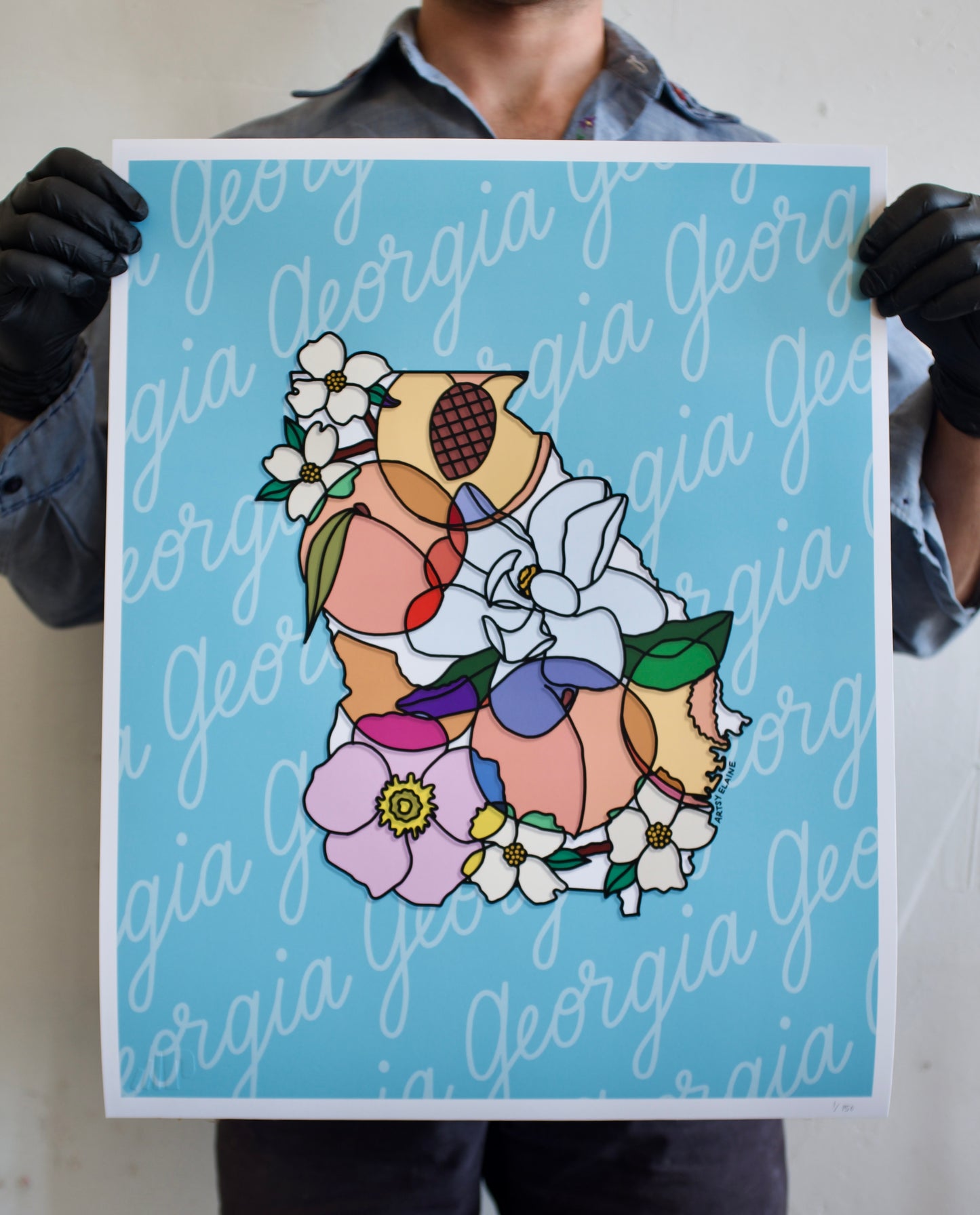 Elaine Stephenson- "GA Peaches n' Blooms"