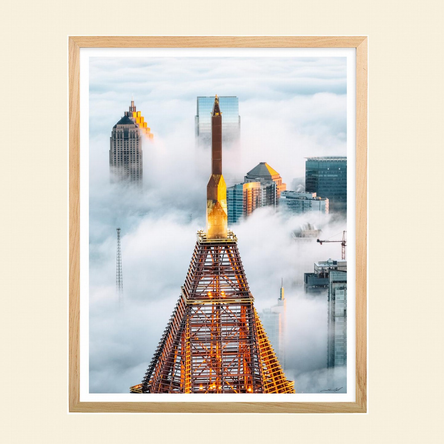 Luis Gaud - "Atlanta in the Clouds"