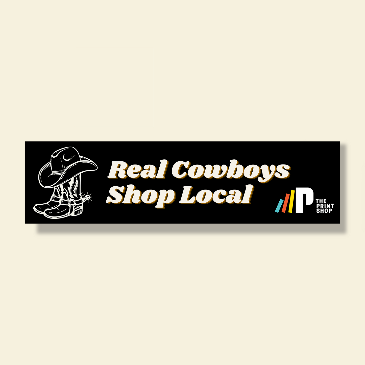 Cowboy Bumper Sticker