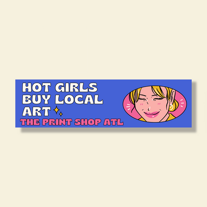 Hot Girls Bumper Sticker